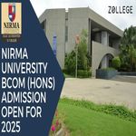 Nirma University BCom Hons Admission Open For 2025